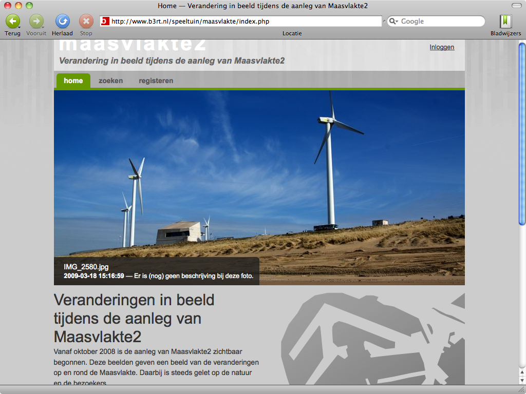maasvlakte2 in beeld - homepage